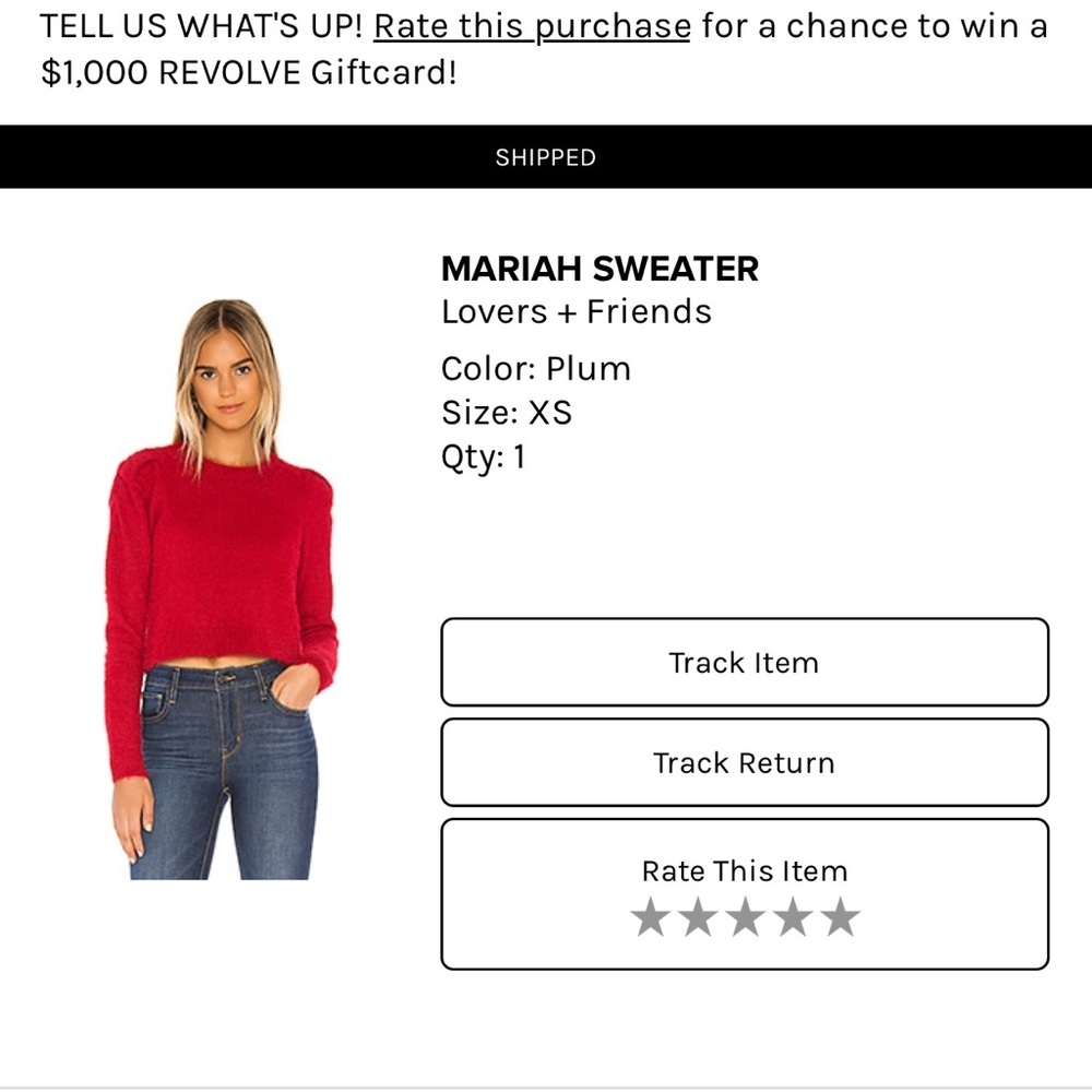 Ultra Soft Crop Sweater from Revolve